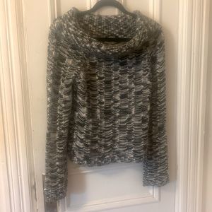 Guess sweater with wide cowl collar